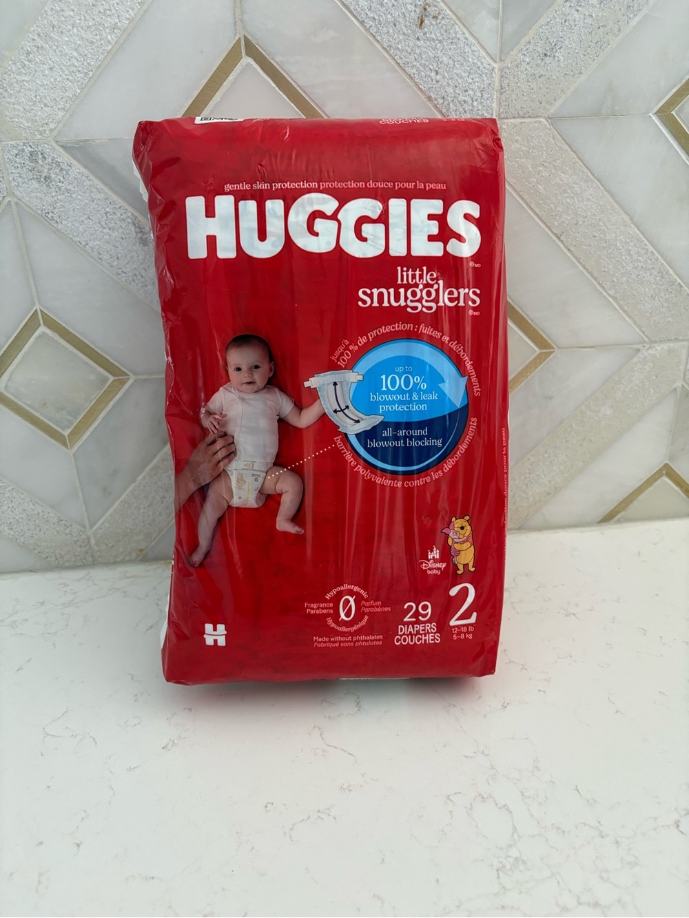 Little Snugglers Size 2 Baby Diapers - Red Pack